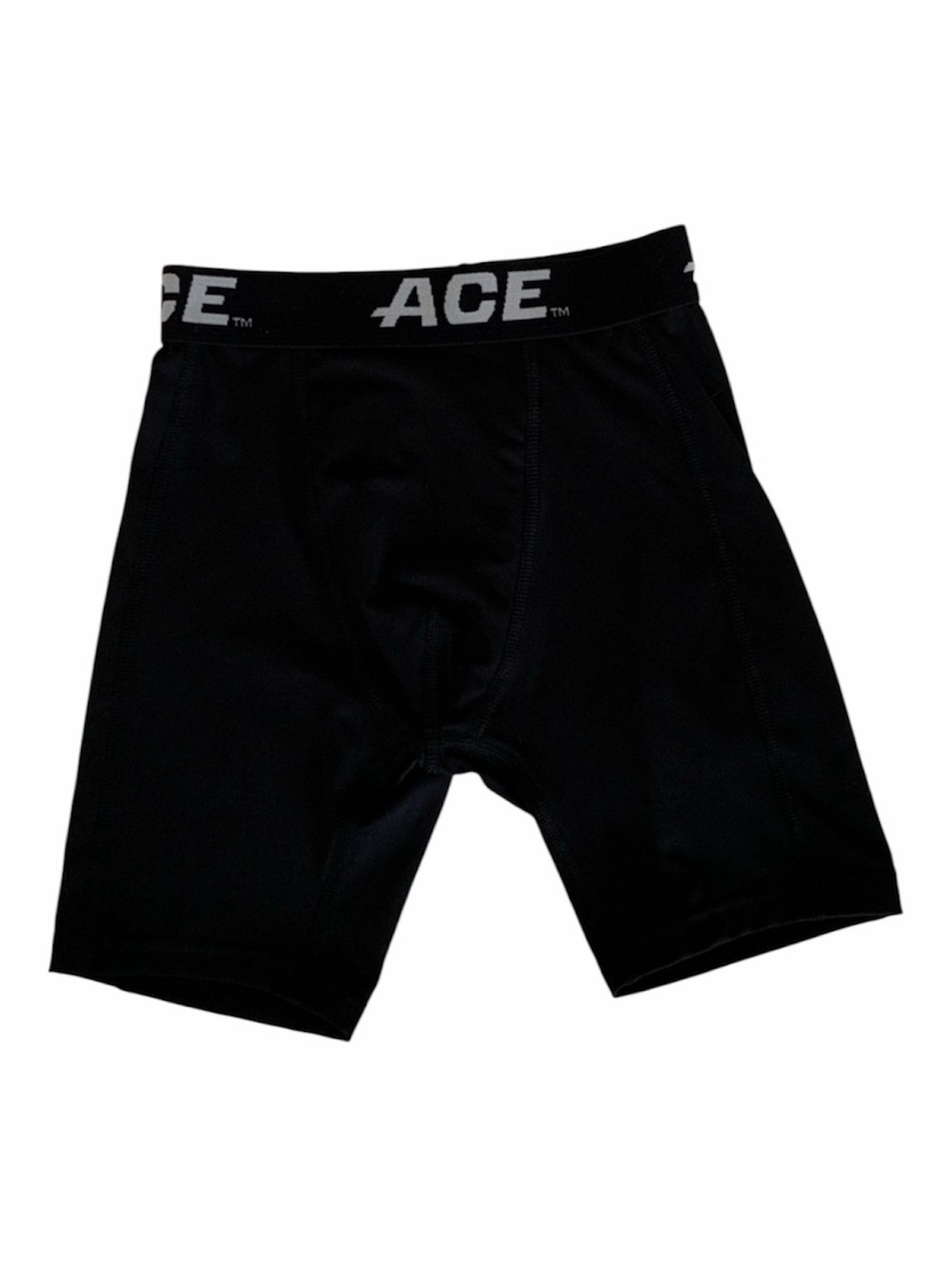 ACE Compression Boxer Shorts Boy Youth Size S/M Black Baseball Football Lacrosse